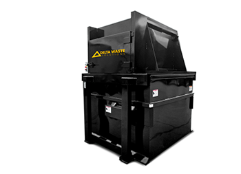 Vertical pack trash compactor